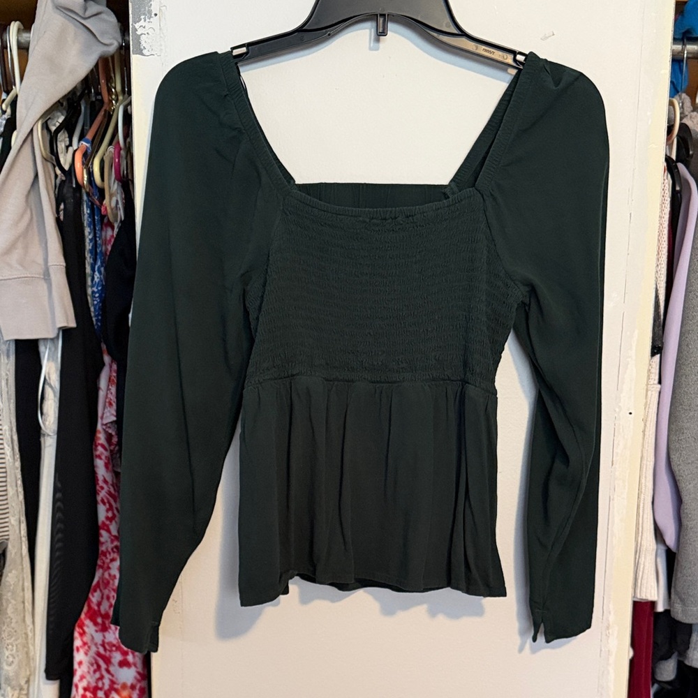 Old Navy Dark Green Women's Blouse